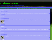 Tablet Screenshot of exoticoscadecasa.blogspot.com