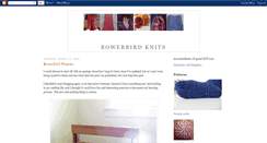 Desktop Screenshot of bowerbirdknits.blogspot.com