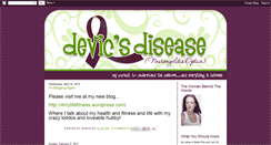 Desktop Screenshot of devicsdisease.blogspot.com