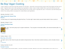 Tablet Screenshot of bebopvegan.blogspot.com