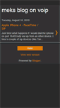 Mobile Screenshot of mek-voip.blogspot.com