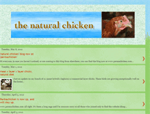 Tablet Screenshot of naturalchicken.blogspot.com