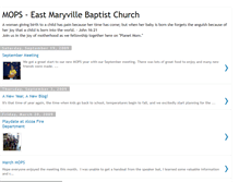 Tablet Screenshot of eastmaryvillebaptistmops.blogspot.com