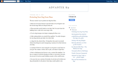 Desktop Screenshot of advantixk9.blogspot.com