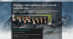 Desktop Screenshot of cienciaparajovenes.blogspot.com