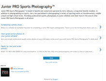 Tablet Screenshot of juniorprosports.blogspot.com