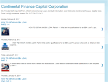 Tablet Screenshot of continentalfinanceservice.blogspot.com