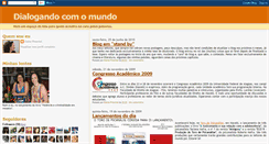 Desktop Screenshot of dialogandocomomundo.blogspot.com