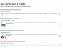 Tablet Screenshot of dialogandocomomundo.blogspot.com