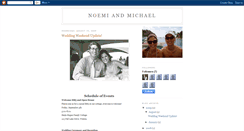 Desktop Screenshot of noemiandmichael.blogspot.com