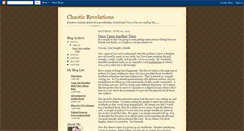 Desktop Screenshot of chaotic-revelations.blogspot.com