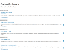 Tablet Screenshot of cocinamostrenca.blogspot.com