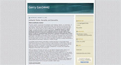 Desktop Screenshot of gerrygan36950.blogspot.com