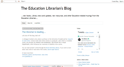 Desktop Screenshot of educationlibrarianjen.blogspot.com