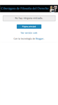 Mobile Screenshot of ciberagoradefilosofiadelderecho.blogspot.com