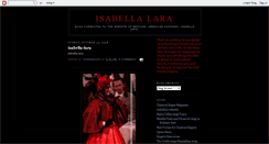 Desktop Screenshot of isabella-lara.blogspot.com