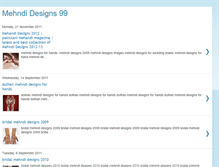 Tablet Screenshot of mehndidesigns99.blogspot.com