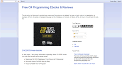 Desktop Screenshot of more-csharp.blogspot.com