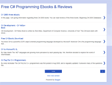 Tablet Screenshot of more-csharp.blogspot.com