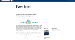 Desktop Screenshot of peter-lynch.blogspot.com