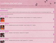 Tablet Screenshot of lojaencantada.blogspot.com