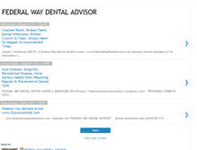 Tablet Screenshot of federalwaydentaladvisor.blogspot.com