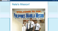 Desktop Screenshot of natesmissiontophilippines.blogspot.com
