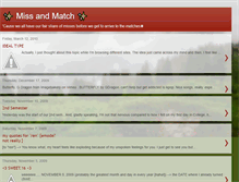 Tablet Screenshot of missandmatch.blogspot.com