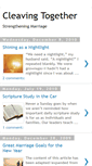 Mobile Screenshot of cleavingtogether.blogspot.com