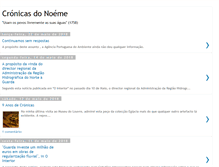 Tablet Screenshot of cronicas-do-noeme.blogspot.com