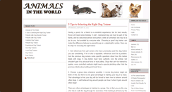 Desktop Screenshot of animalsofzoo.blogspot.com