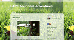 Desktop Screenshot of lifesabundantadventures.blogspot.com