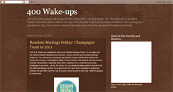 Desktop Screenshot of 400wakeups.blogspot.com