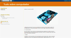 Desktop Screenshot of curiosidadesobrecomputador.blogspot.com
