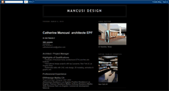 Desktop Screenshot of mancusidesign.blogspot.com