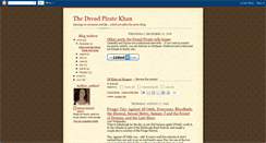 Desktop Screenshot of dreadpiratekhan.blogspot.com