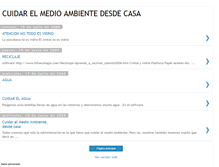 Tablet Screenshot of medioambienteparacasa.blogspot.com