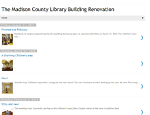 Tablet Screenshot of madisonlibraryrenovation.blogspot.com