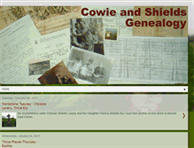 Tablet Screenshot of cowieandshields.blogspot.com