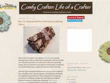 Tablet Screenshot of comfycrafter.blogspot.com