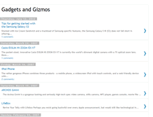 Tablet Screenshot of gadgetsandgizmos.blogspot.com