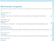 Tablet Screenshot of 365immigrants.blogspot.com