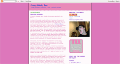 Desktop Screenshot of crazybitchinc.blogspot.com