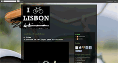 Desktop Screenshot of ibikelisbon.blogspot.com