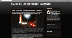 Desktop Screenshot of diariodeumcorredoriniciante.blogspot.com
