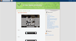 Desktop Screenshot of freegamesandsoftwares.blogspot.com