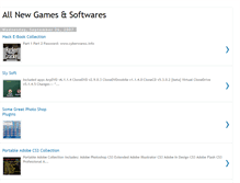 Tablet Screenshot of freegamesandsoftwares.blogspot.com