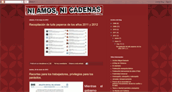 Desktop Screenshot of niamosnicadenas.blogspot.com