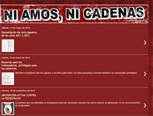 Tablet Screenshot of niamosnicadenas.blogspot.com