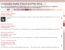 Tablet Screenshot of ciudadesparatodosentrerios.blogspot.com